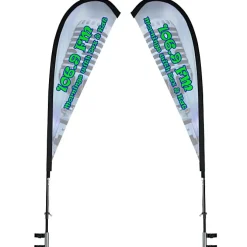 Premium 10' x 15' Event Tent - Sail Sign Banner - Two Sided