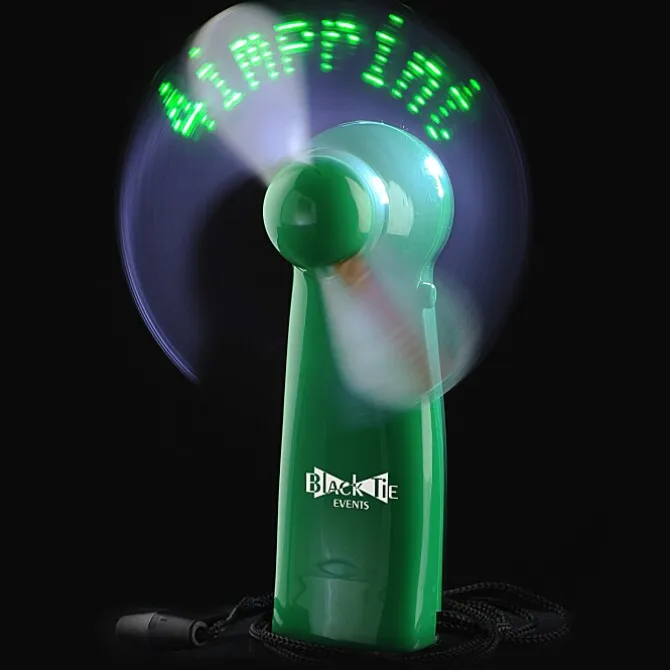 Pre-Programmed Message Fan