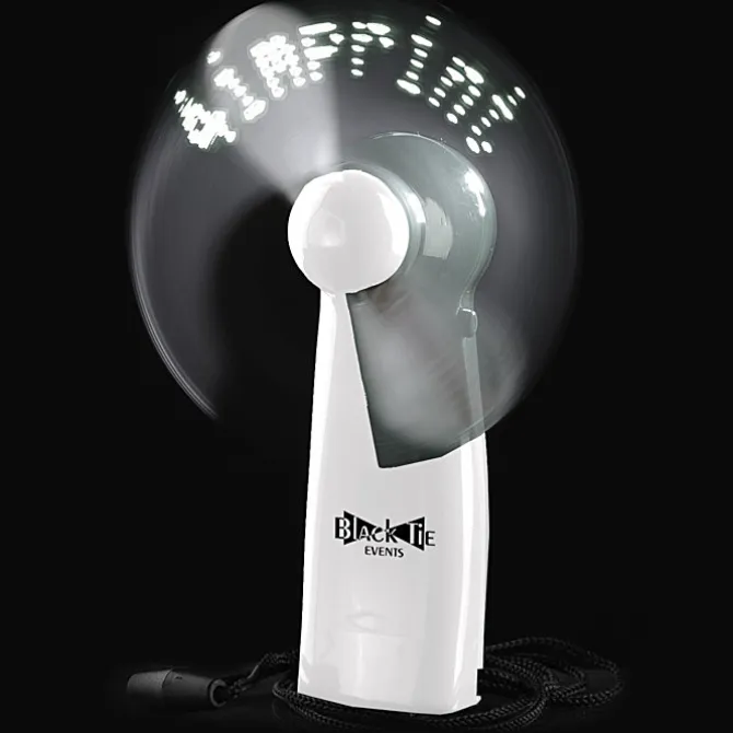 Pre-Programmed Message Fan