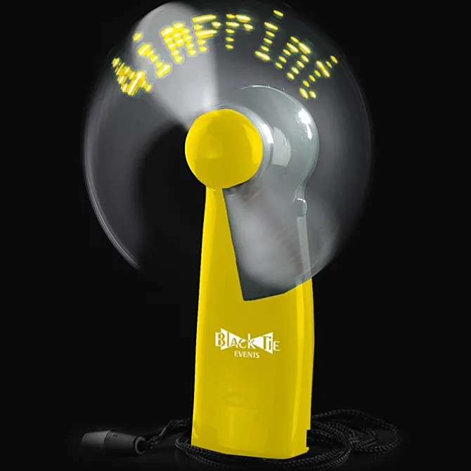 Pre-Programmed Message Fan