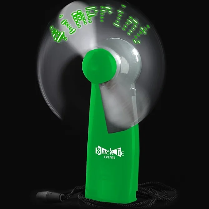 Pre-Programmed Message Fan