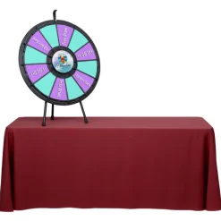 Prize Wheel with Hard Carrying Case