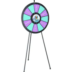 Prize Wheel with Hard Carrying Case