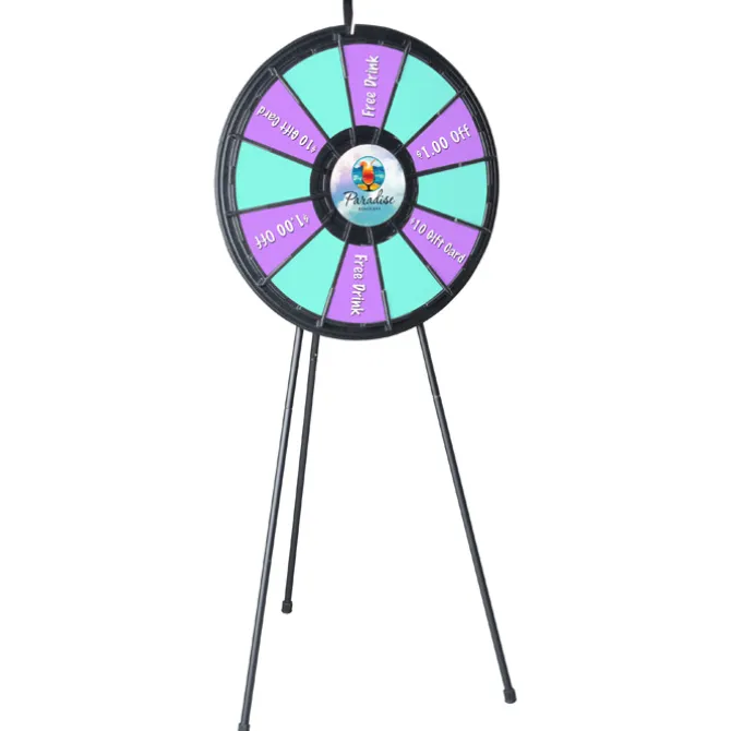 Prize Wheel with Hard Carrying Case