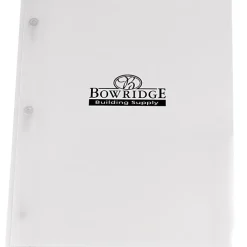 3 Prong Twin Pocket Presentation Folder - Translucent