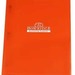 3 Prong Twin Pocket Presentation Folder - Translucent