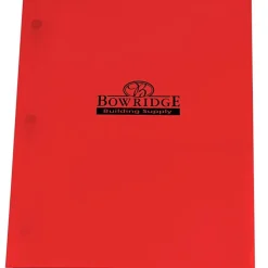 3 Prong Twin Pocket Presentation Folder - Translucent