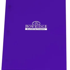 3 Prong Twin Pocket Presentation Folder - Translucent