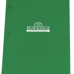 3 Prong Twin Pocket Presentation Folder - Translucent