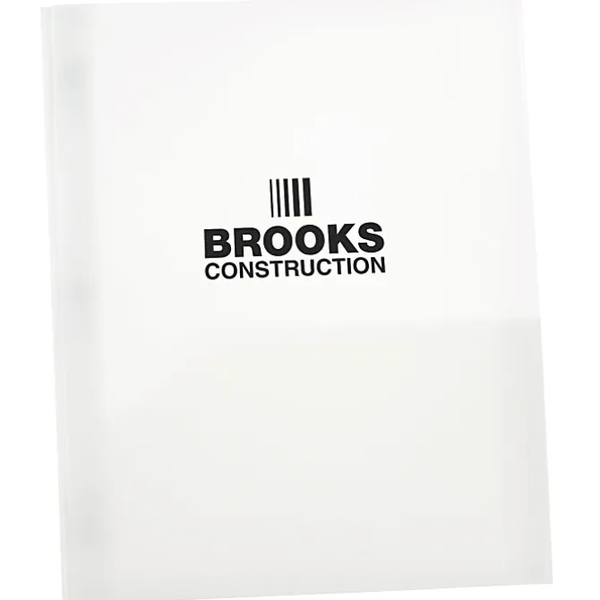 3 Prong Twin Pocket Presentation Folder - Opaque