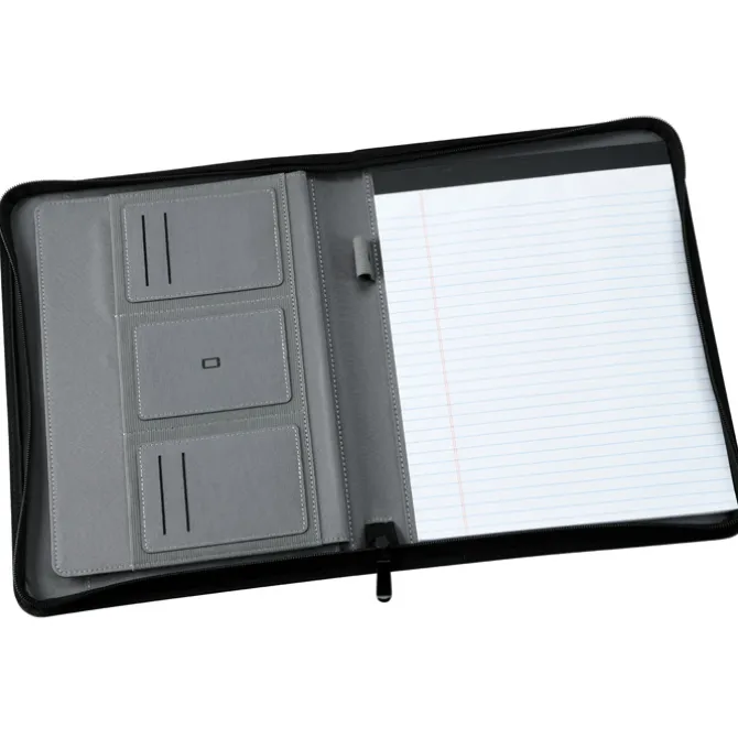 Puffer Zippered Padfolio
