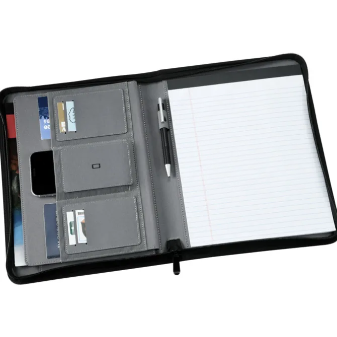 Puffer Zippered Padfolio