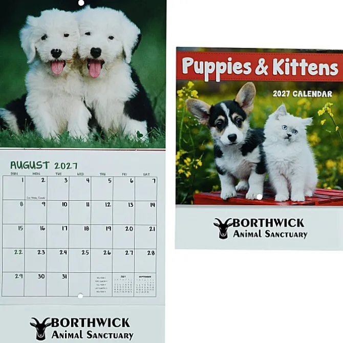 Puppies & Kittens Calendar - Mini