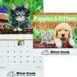 Puppies & Kittens Calendar - Stapled