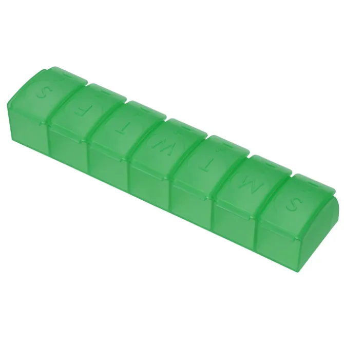 Quick Care Weekly Med Minder - Translucent - 24 hr
