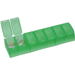 Quick Care Weekly Med Minder - Translucent - 24 hr