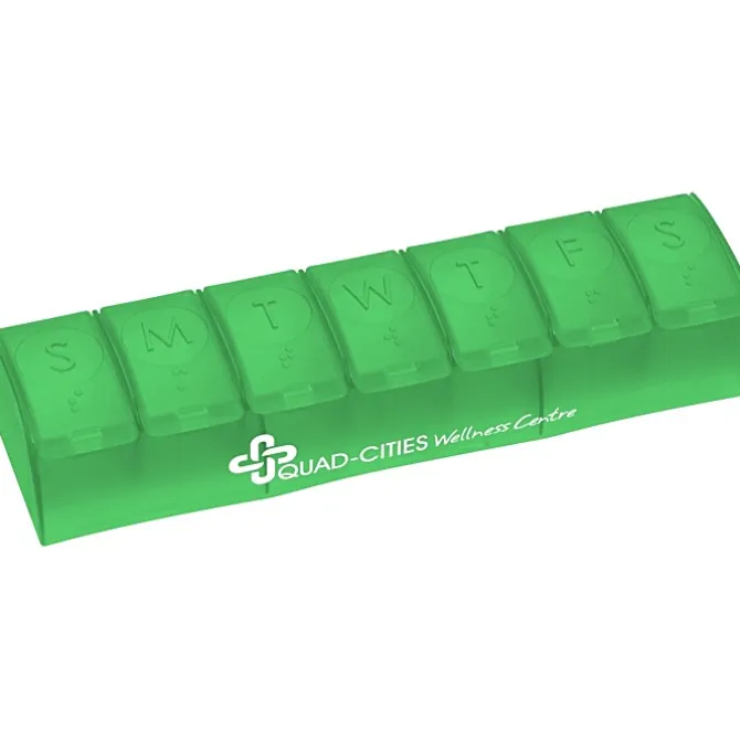 Quick Care Weekly Med Minder - Translucent - 24 hr
