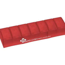 Quick Care Weekly Med Minder - Translucent - 24 hr