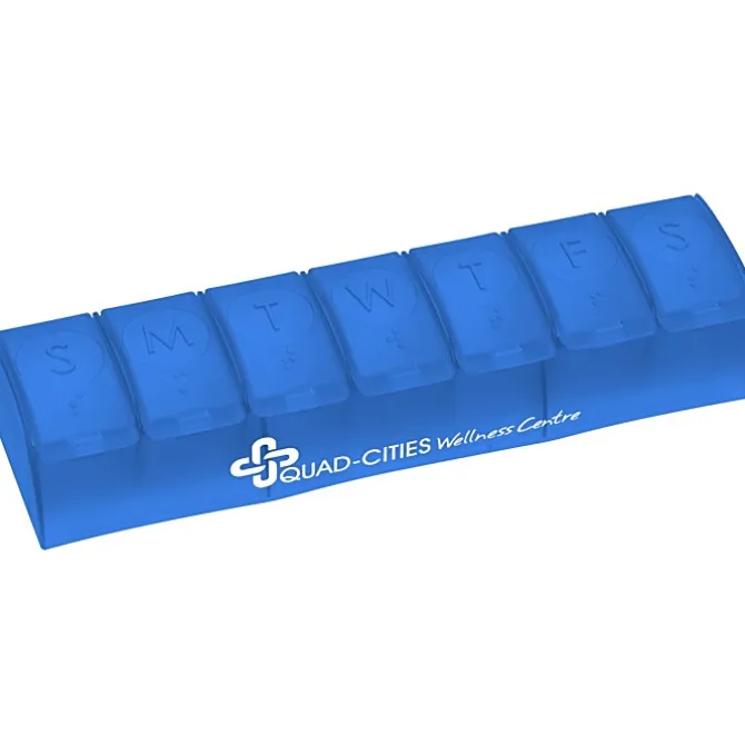 Quick Care Weekly Med Minder - Translucent - 24 hr