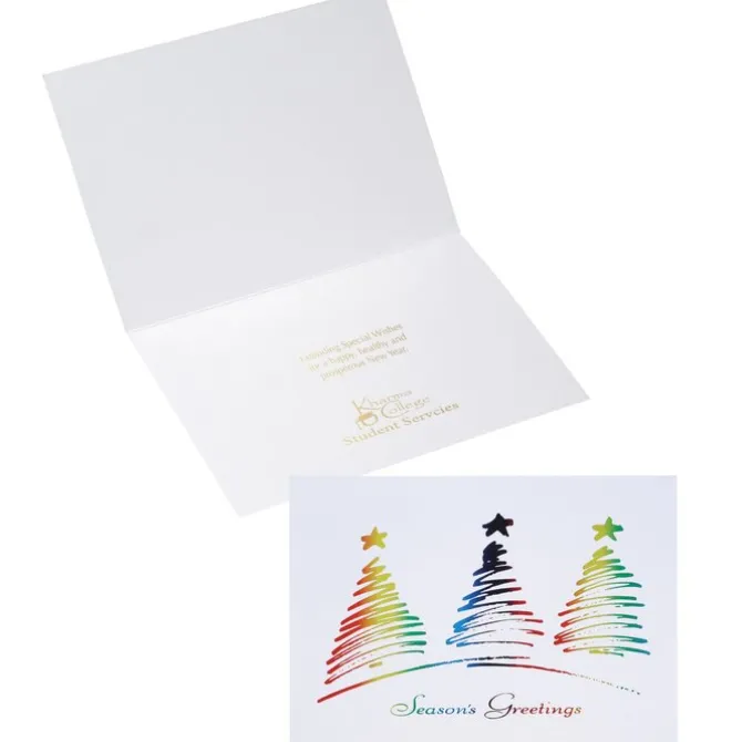 Rainbow Trees Greeting Card