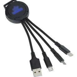 Rav Charging Cable - Light-Up Logo
