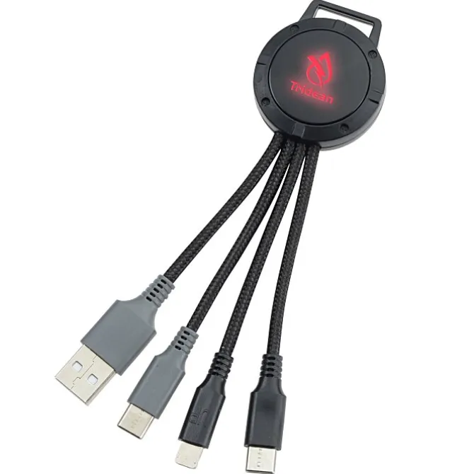 Rav USB-C Charging Cable - Light-Up Logo