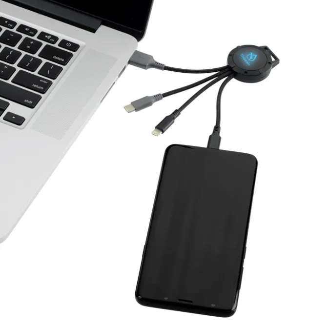 Rav USB-C Charging Cable - Light-Up Logo