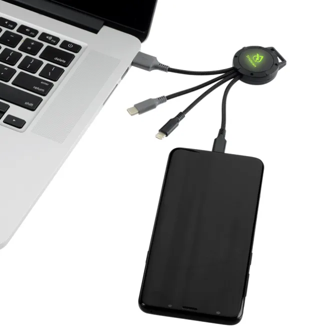 Rav USB-C Charging Cable - Light-Up Logo