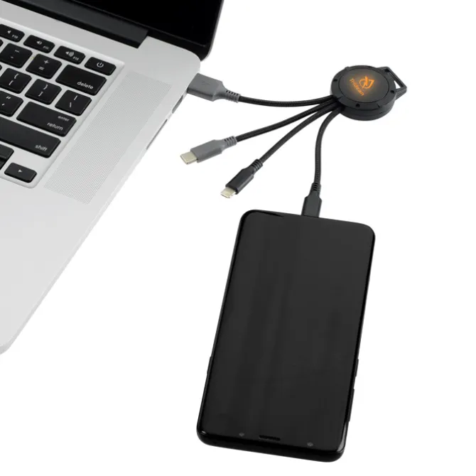 Rav USB-C Charging Cable - Light-Up Logo