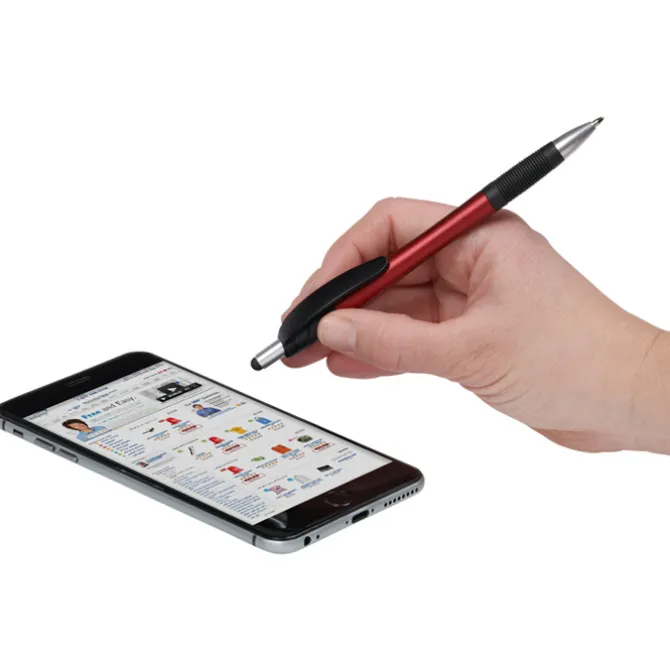 React Stylus Grip Pen - Metallic