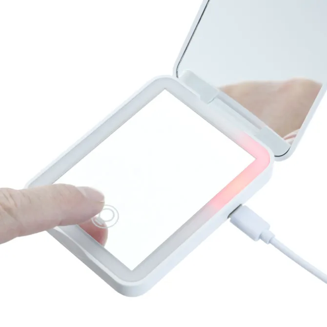 Rechargeable LED Compact Mirror