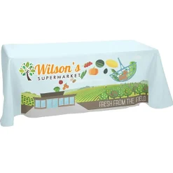ReCover Serged Closed-Back Table Throw - 6'