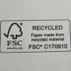 Recycled Ambassador Bound Pocket Journal Book - 8 3/8 inches x 5 1/2 inches