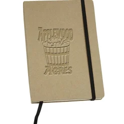 Recycled Ambassador Bound Pocket Journal Book - 8 3/8 inches x 5 1/2 inches