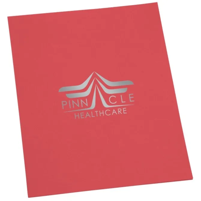 Recycled Paper Two-Pocket Presentation Folder
