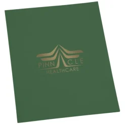 Recycled Paper Two-Pocket Presentation Folder