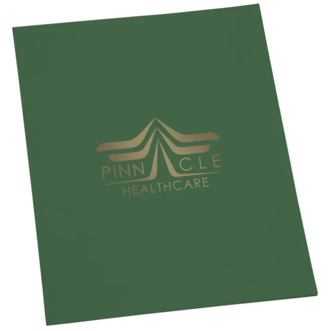 Recycled Paper Two-Pocket Presentation Folder
