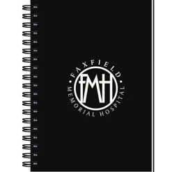 Recycled Spiral Journal - 10 inches x 7 inches
