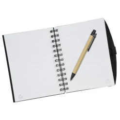 Recycled Spiral Journal with Pen - 7 inches x 5 inches