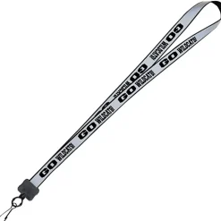 Reflective Lanyard - 3/4 inch - 32 inches - Metal Swivel Snap Hook