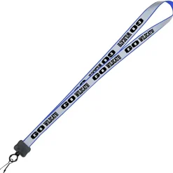 Reflective Lanyard - 3/4 inch - 32 inches - Metal Swivel Snap Hook