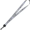 Reflective Lanyard - 3/4 inch - 32 inches - Metal Lobster Claw