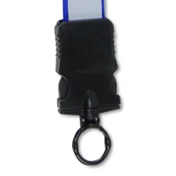 Reflective Lanyard - 3/4 inch - 34 inches - Snap Buckle Release