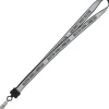 Reflective Lanyard - 3/4 inch - 34 inches - Snap with Metal Bulldog Clip