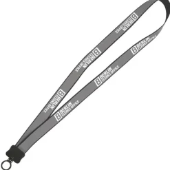 Reflective Lanyard - 3/4 inch - 32 inches - Plastic O-Ring
