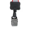 Reflective Lanyard - 3/4 inch - 32 inches - Large Metal Bulldog Clip