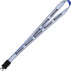 Reflective Lanyard - 3/4 inch - 32 inches - Snap Buckle Release