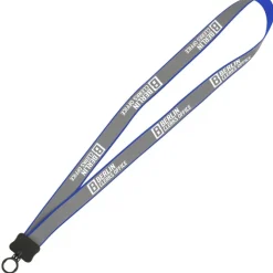 Reflective Lanyard - 3/4 inch - 34 inches - Plastic O-Ring