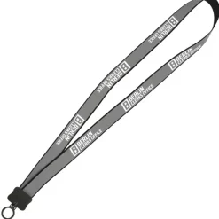 Reflective Lanyard - 3/4 inch - 34 inches - Plastic O-Ring