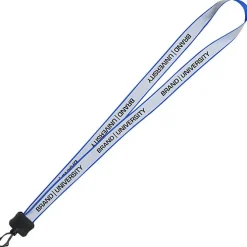 Reflective Lanyard - 3/4 inch - 34 inches - Plastic Swivel Snap Hook
